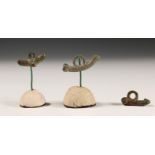 Roman, three phallus pendants, luckycharm, 1st-3rd century