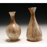 Two Roman glass vases, 3rd-4th century,