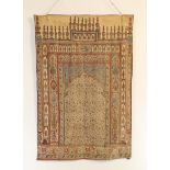 Perzië Ghalamkar textiel, Qajar, 19e eeuw