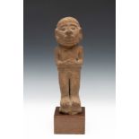 Mexico, Huasteq-Aztec, stone figure of a standing female, 1200-1500 AD,