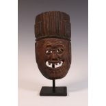China, Yao, Guizho, Khali, carved wooden face mask,