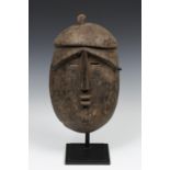 DRC., Lwalwa, large oval face mask,