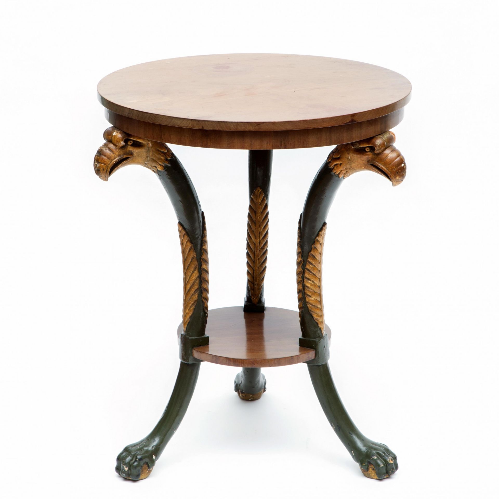 Mahoniehouten ronde tafel, Empire, - Bild 2 aus 3