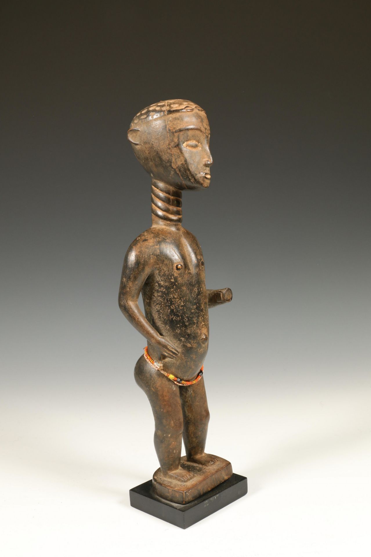 Ghana, Akan, standing female figure, - Bild 2 aus 2