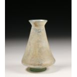 Roman glass beaker, 2nd-4th century,