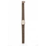 Vacheron Constatin, 18krt. witgouden damespolshorloge, opwind.