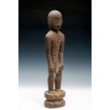 Philippines, Ifugao, fine carved standing ancestral figure, bulul, 1st half 20th century,