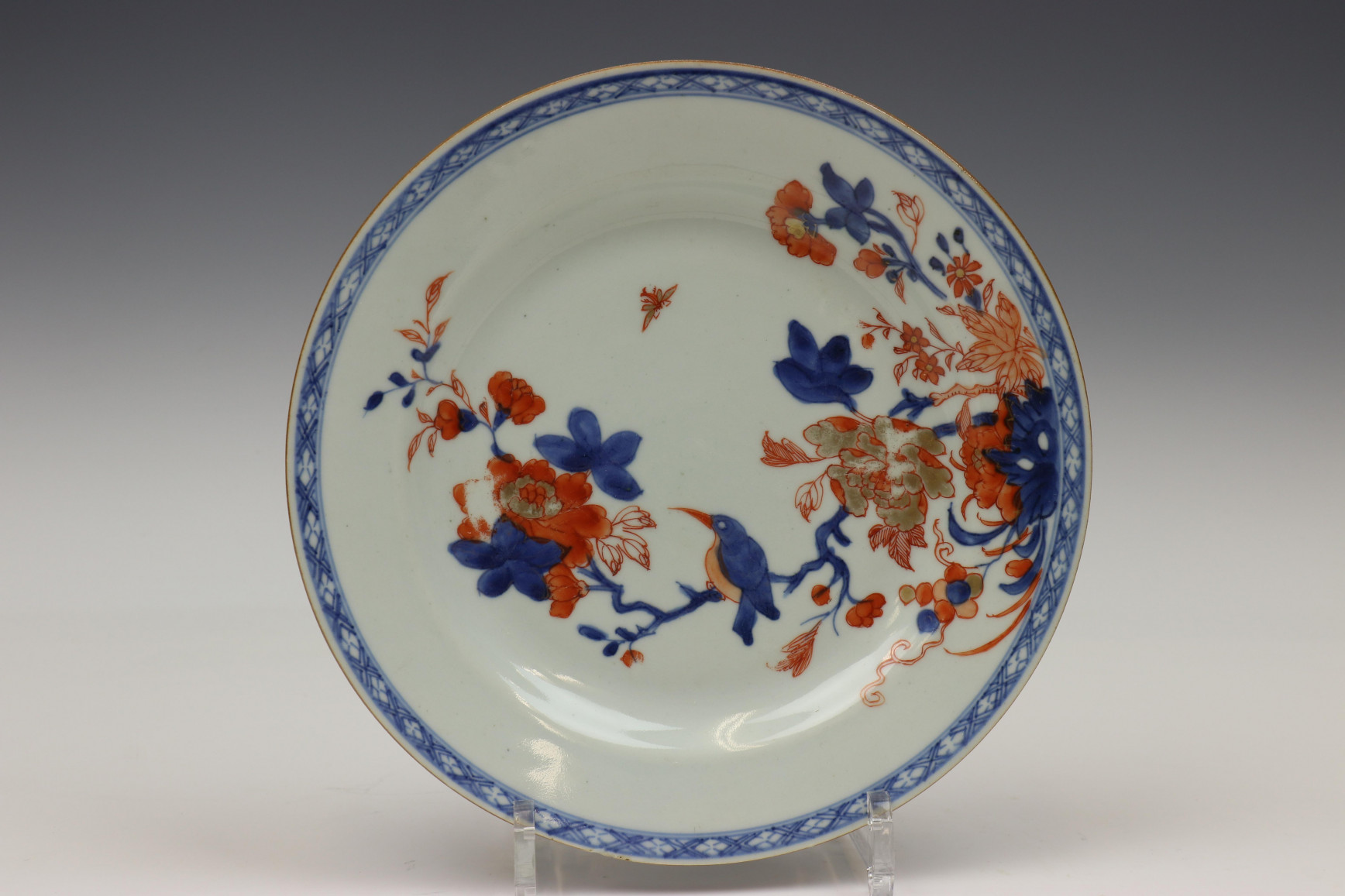 China, serie van vier Imari borden, Qianlong, - Image 3 of 9