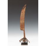 Nigeria, Yoruba, wrought metal ritual object,