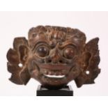 Bali, carved wooden barong mask, ca. 1930