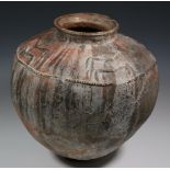 West Afrika, large ceramic strorage jar,