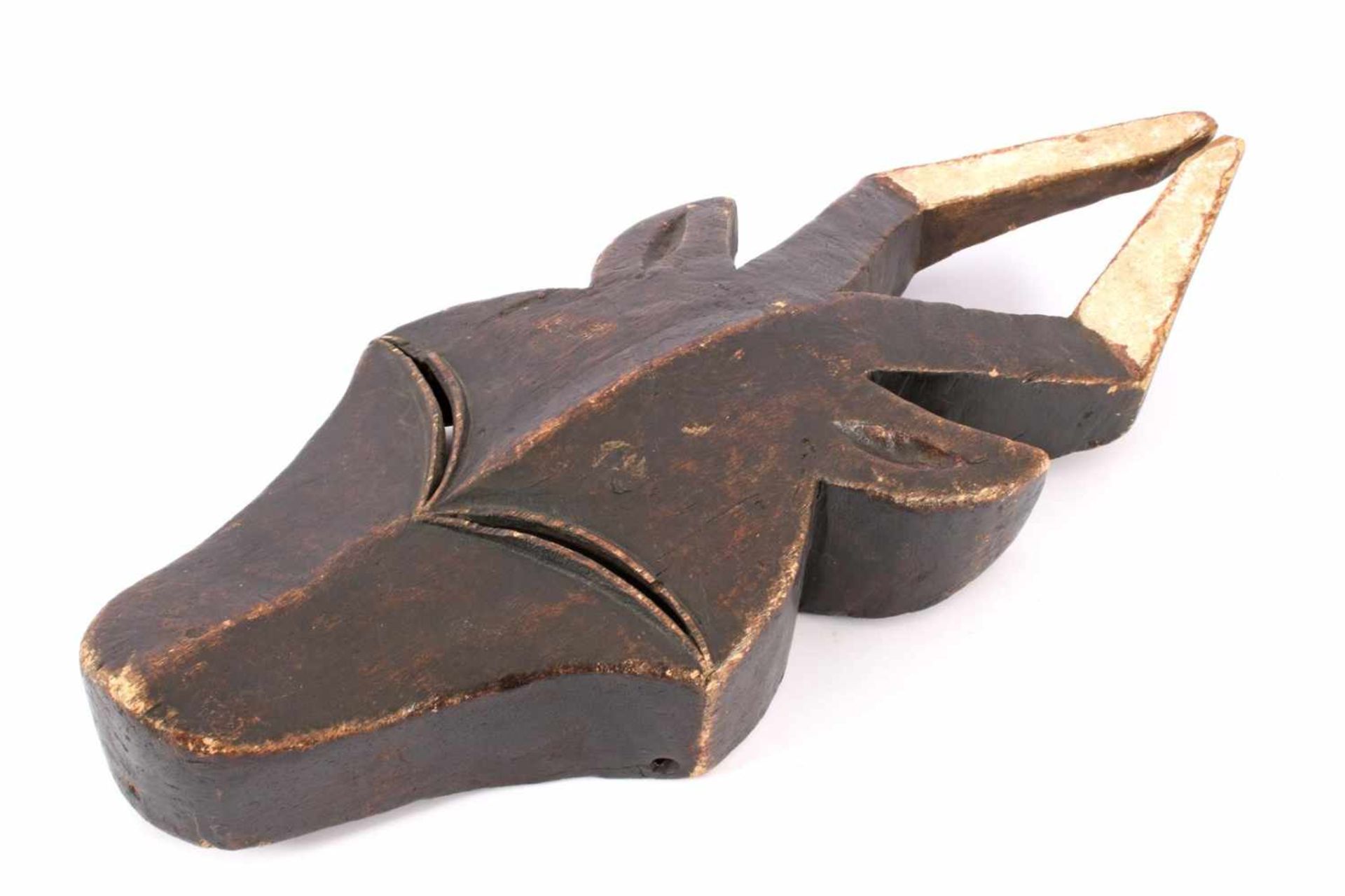 Houten antilopemasker, Ivoorkust 52,5 cm hoog, 19 cm breed - Bild 3 aus 3
