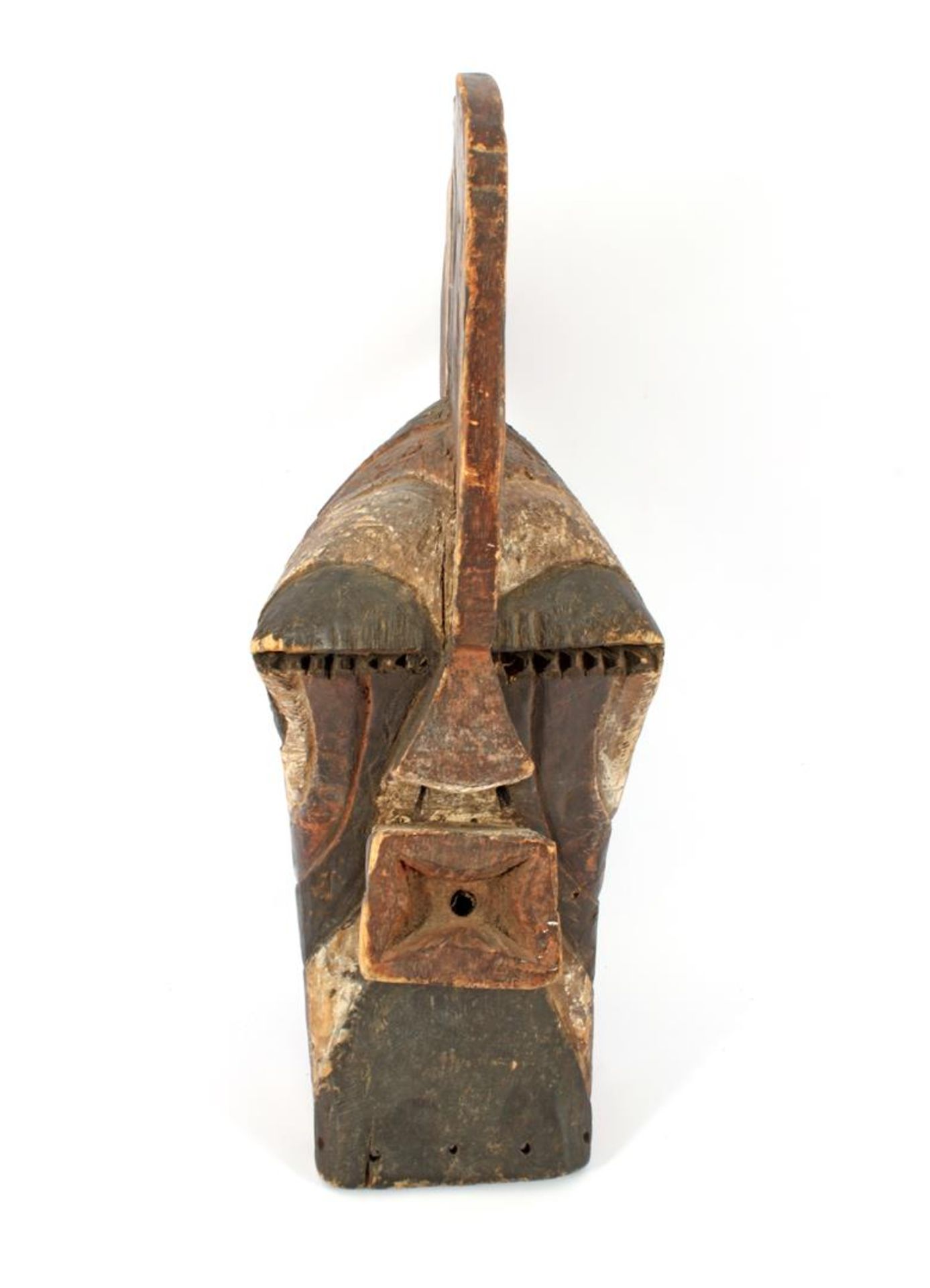 Houten Kifwebe masker Songye Congo 61,5 cm hoog, 22 cm breed