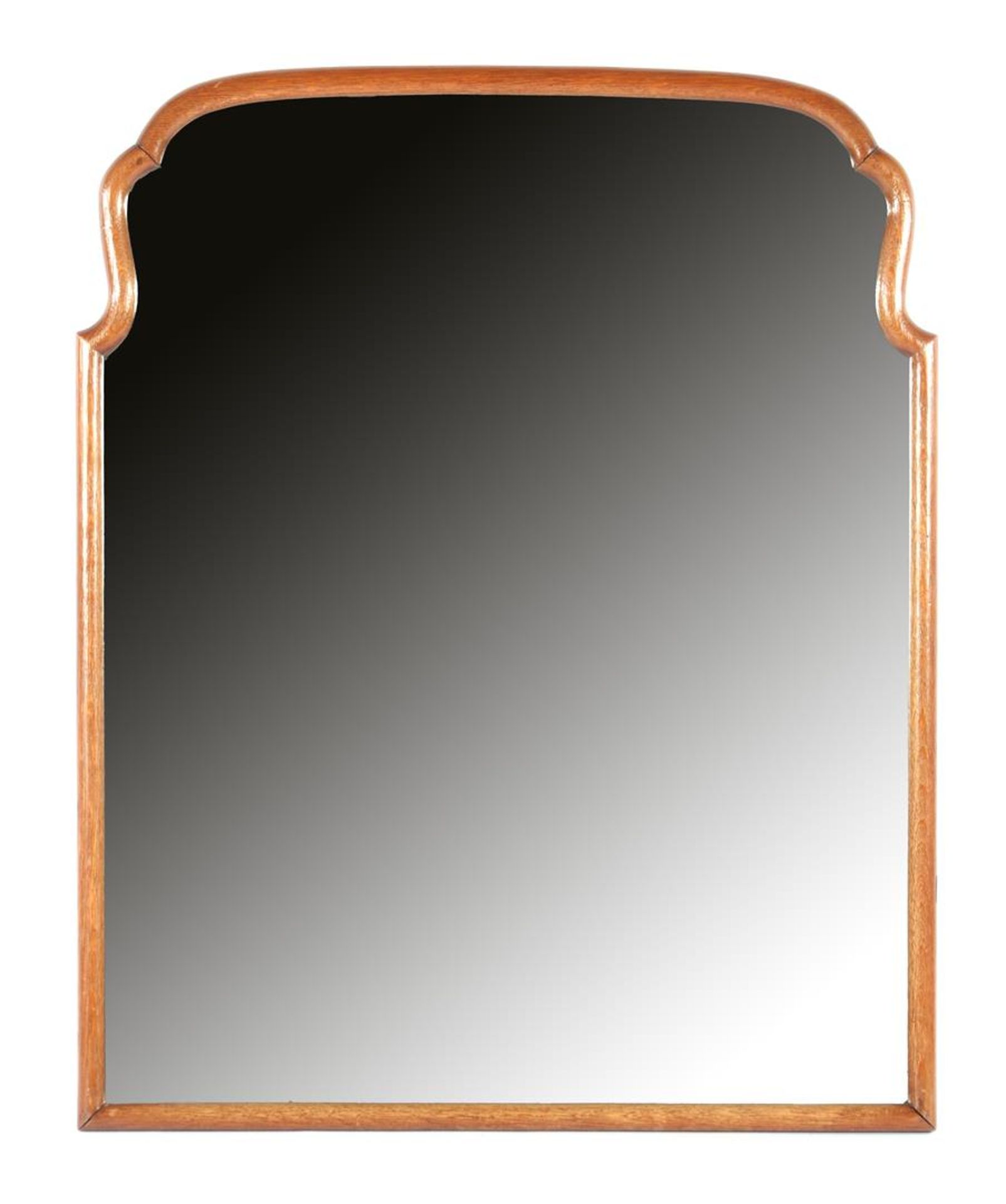 Facetgeslepen Soester spiegel in eiken lijst 94 cm hoog, 76 cm breed