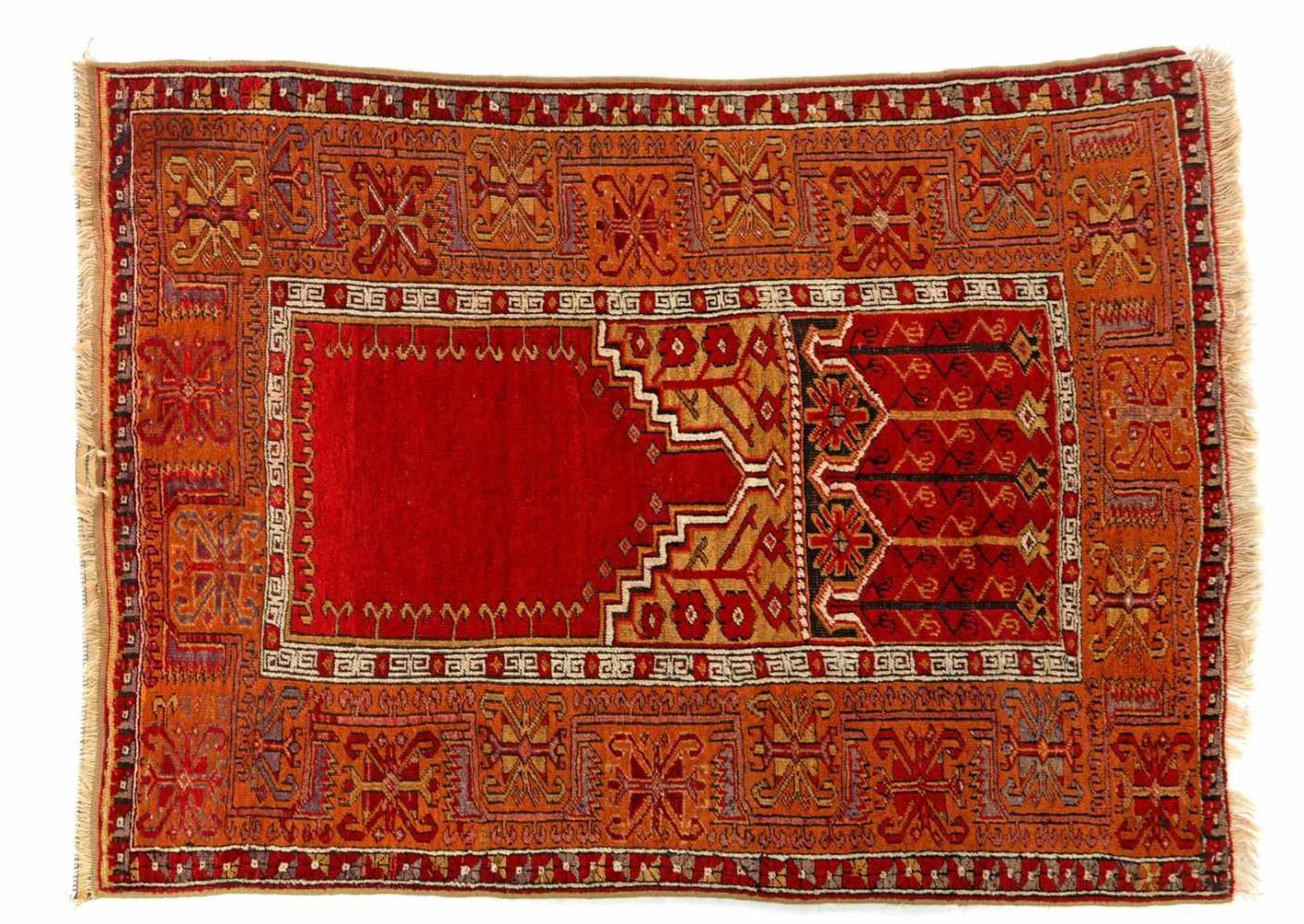 Oriental hand-knotted rug 167x125 cm