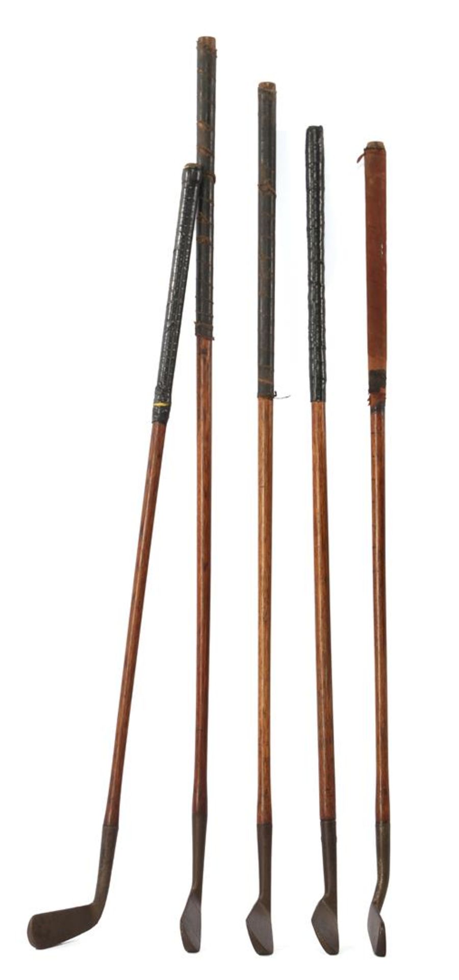 5 iron golf clubs with wooden handle