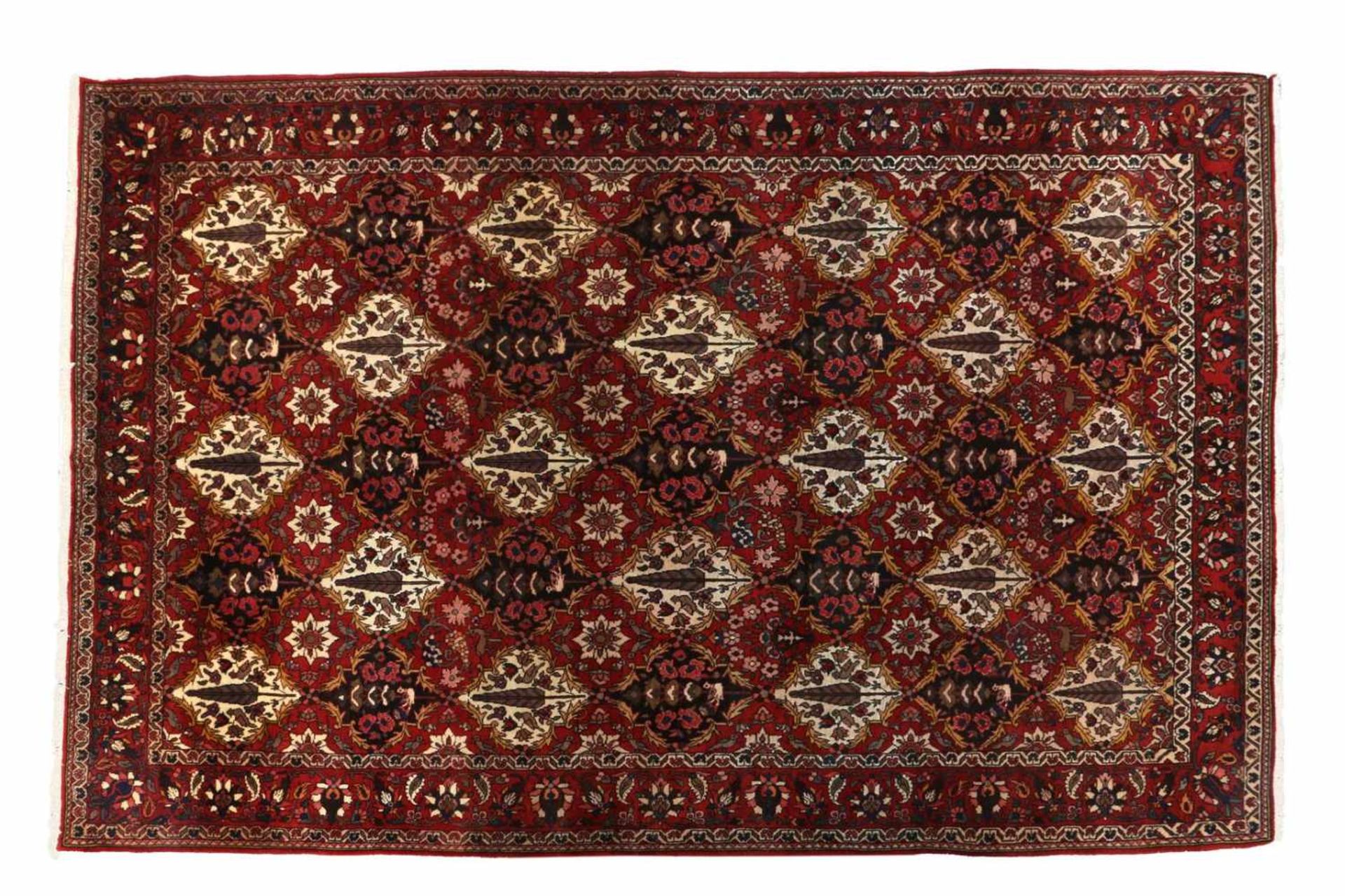 Beautiful Bakhtiar hand-knotted rug 303x208 cm
