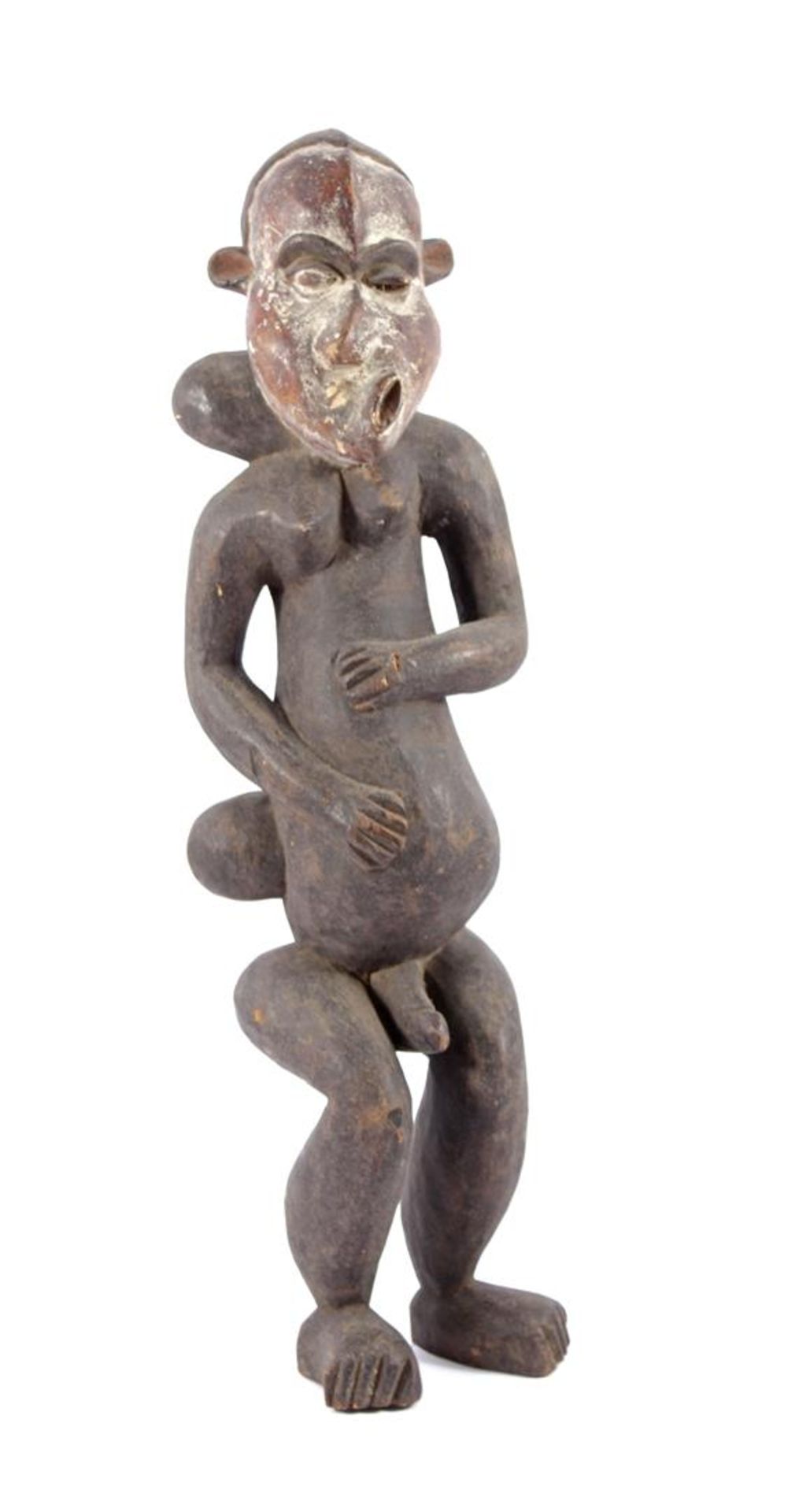 African ceremonial statue, Maladie, Congo, approx. 1920, 62 cm high