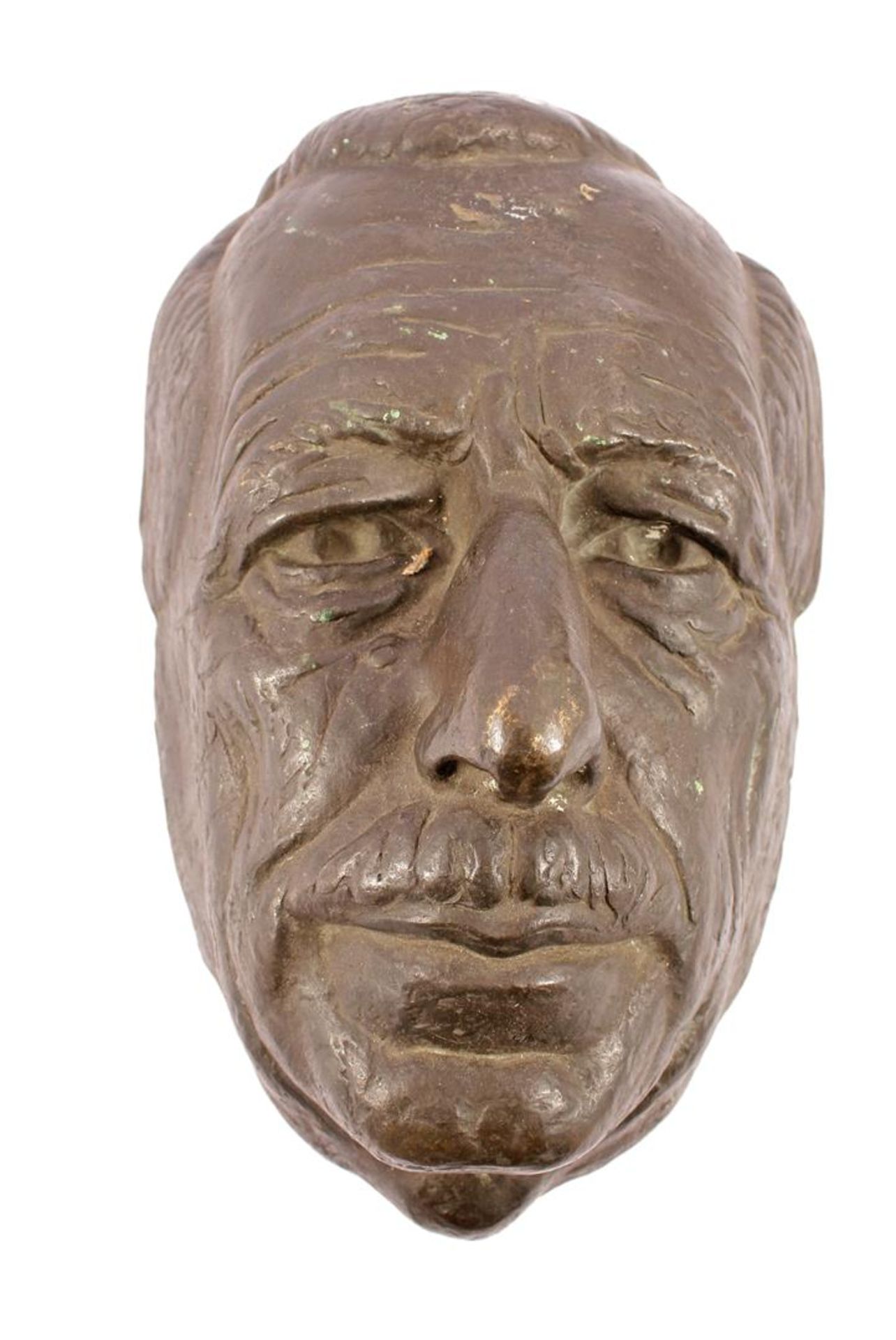 Anonymous, bronze mask of a man, 33x21.5 cm, 4600 grams