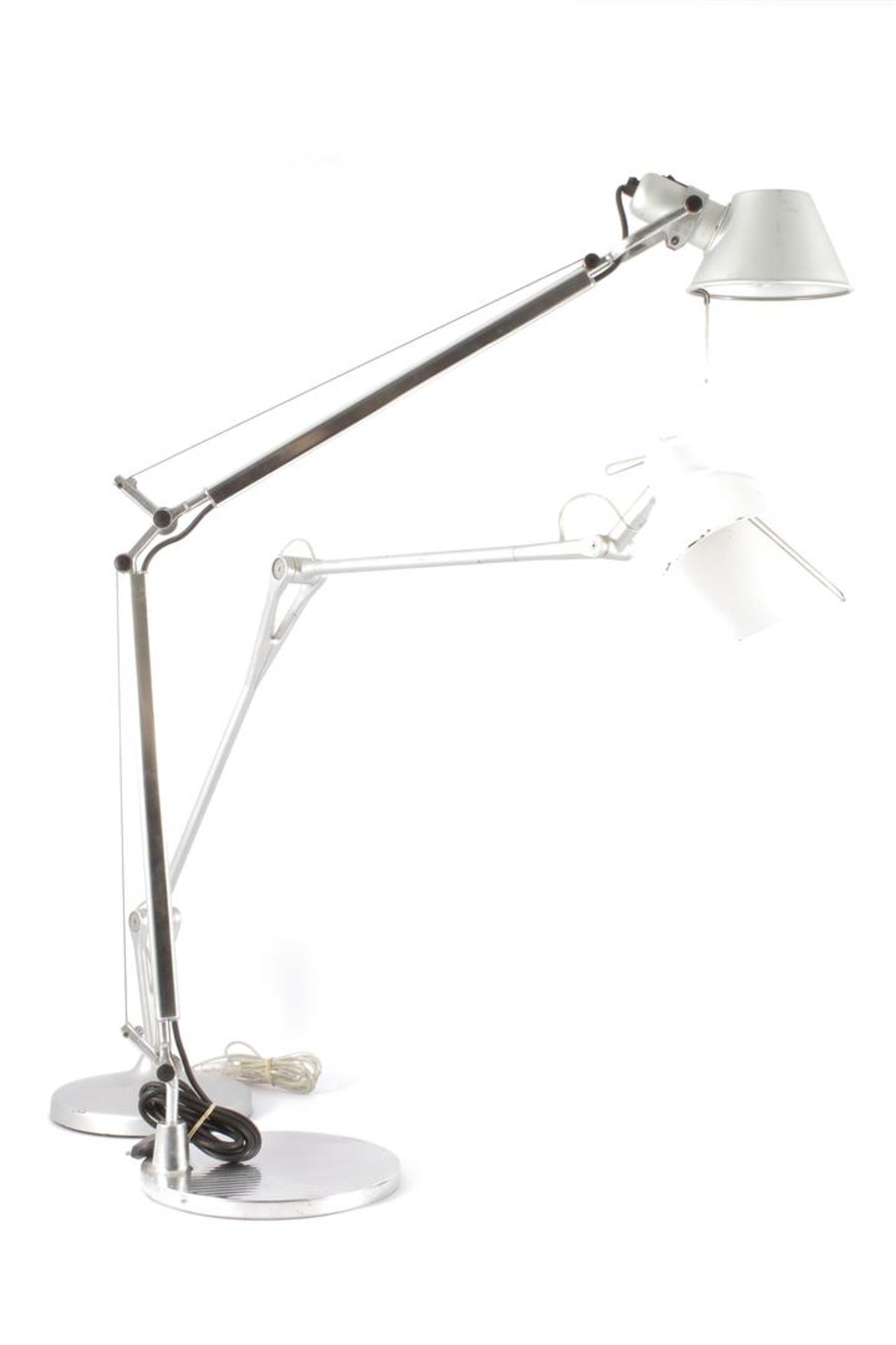 Artemide metal desk lamp, model Tolomeo and Rotaliana metal desk lamp, model Luxy T2