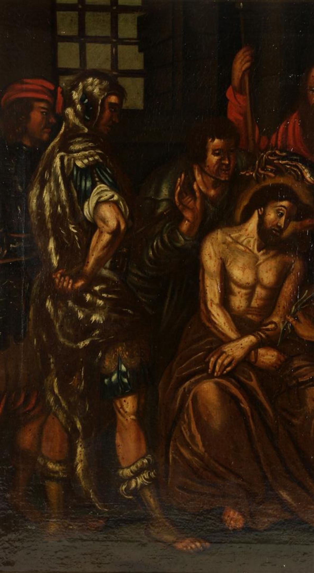 Anonymous, the mockery of Christ, canvas period 1780/1820, 100.5x108 cm - Image 2 of 8