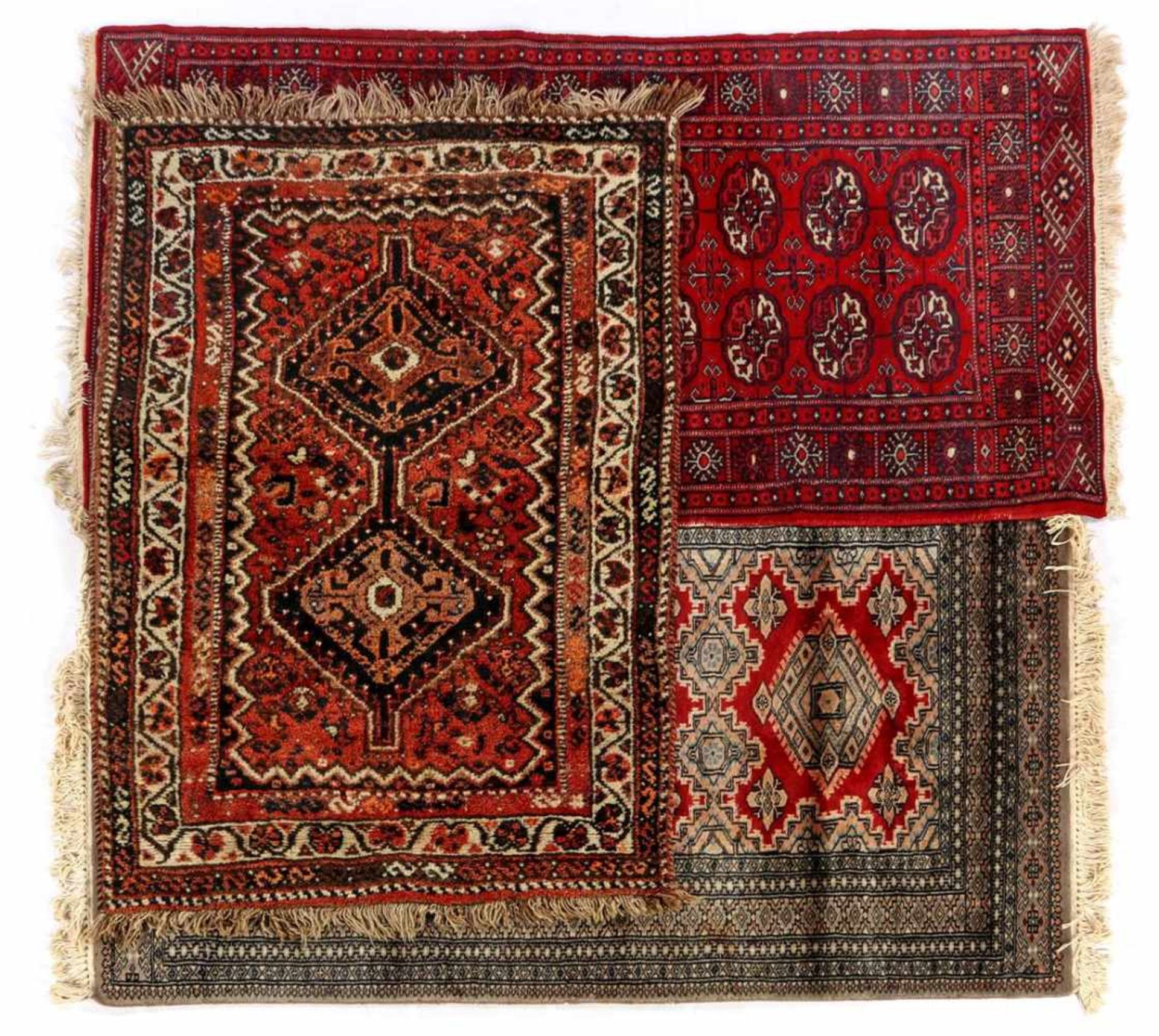 3 & nbsp; Oriental rugs 125x87 cm, 150x97 cm and 156x80 cm