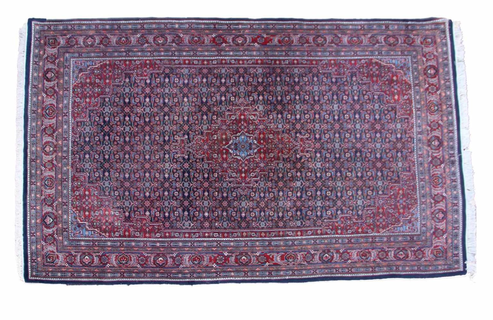 Hand-knotted wool Bidjar carpet, 300x192 cm