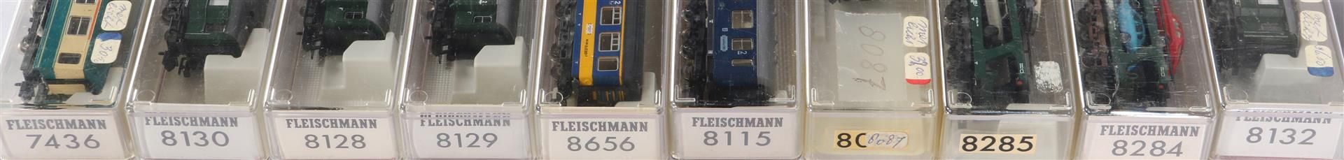 79 Fleischmann Gauge N trains, wagons and locomotives, most of them with box - Image 8 of 14