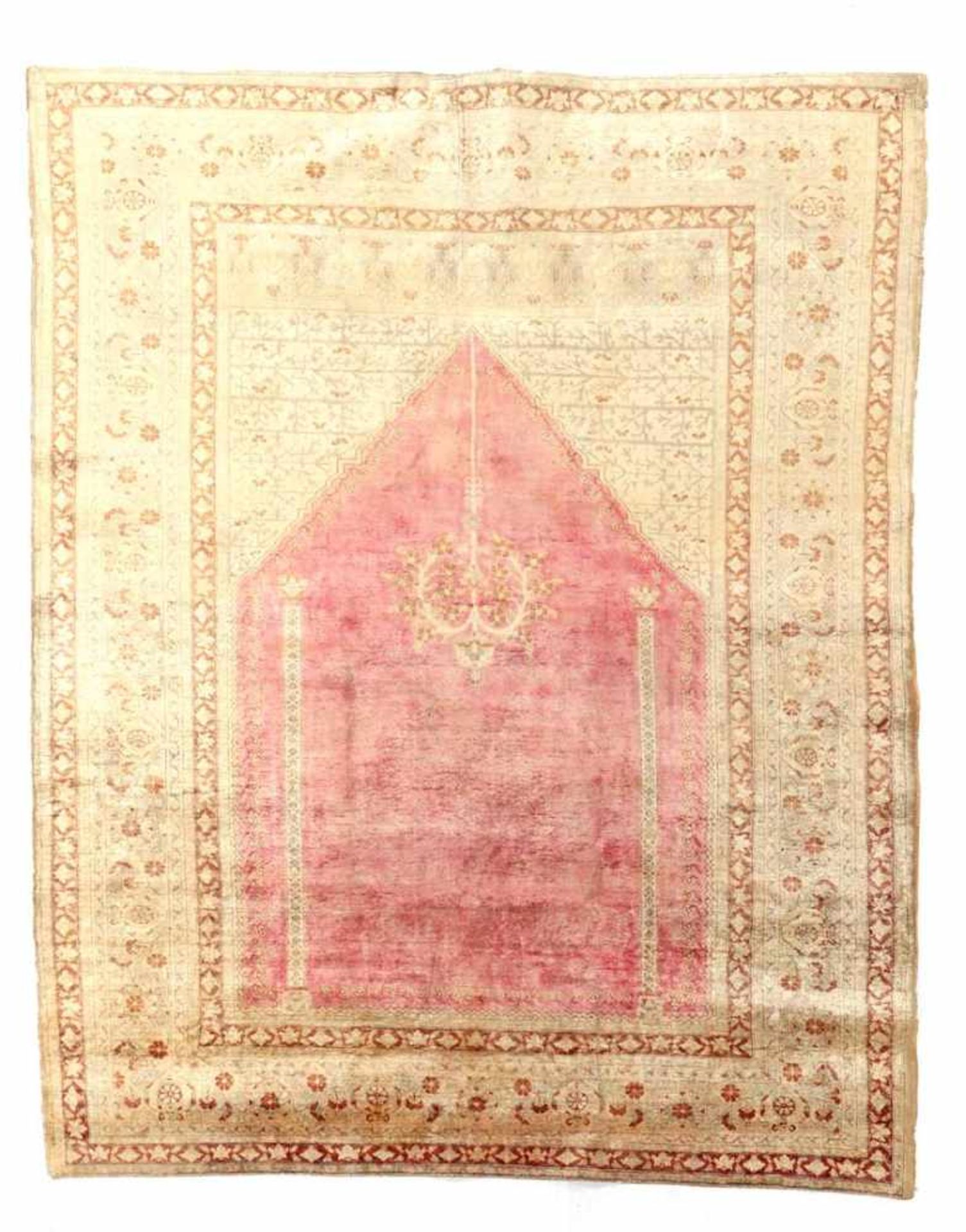 Oriental semi-silk rug 167x122 cm