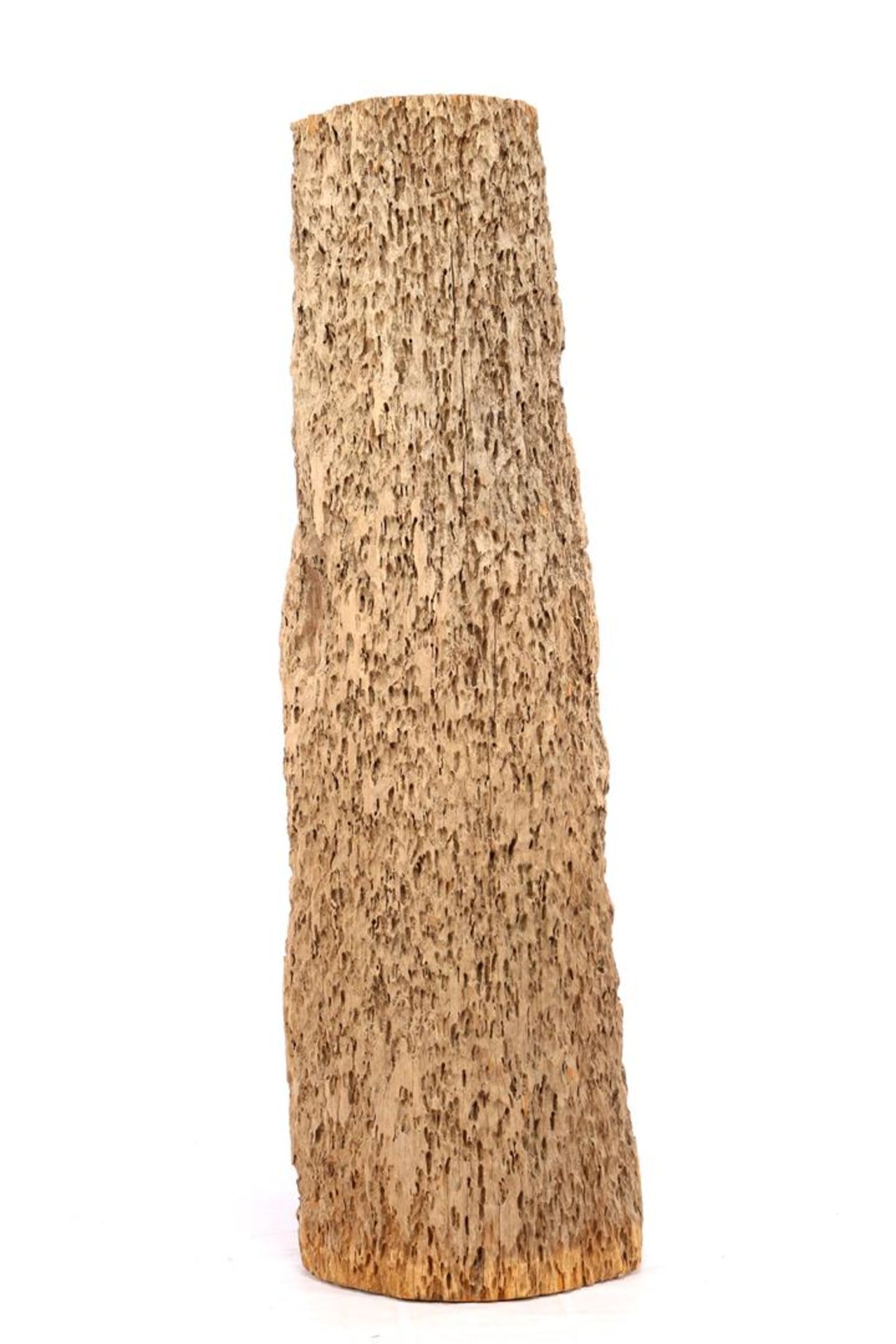 Wooden mussel pole, 152 cm high and 30-40 cm in diameter - Bild 2 aus 2