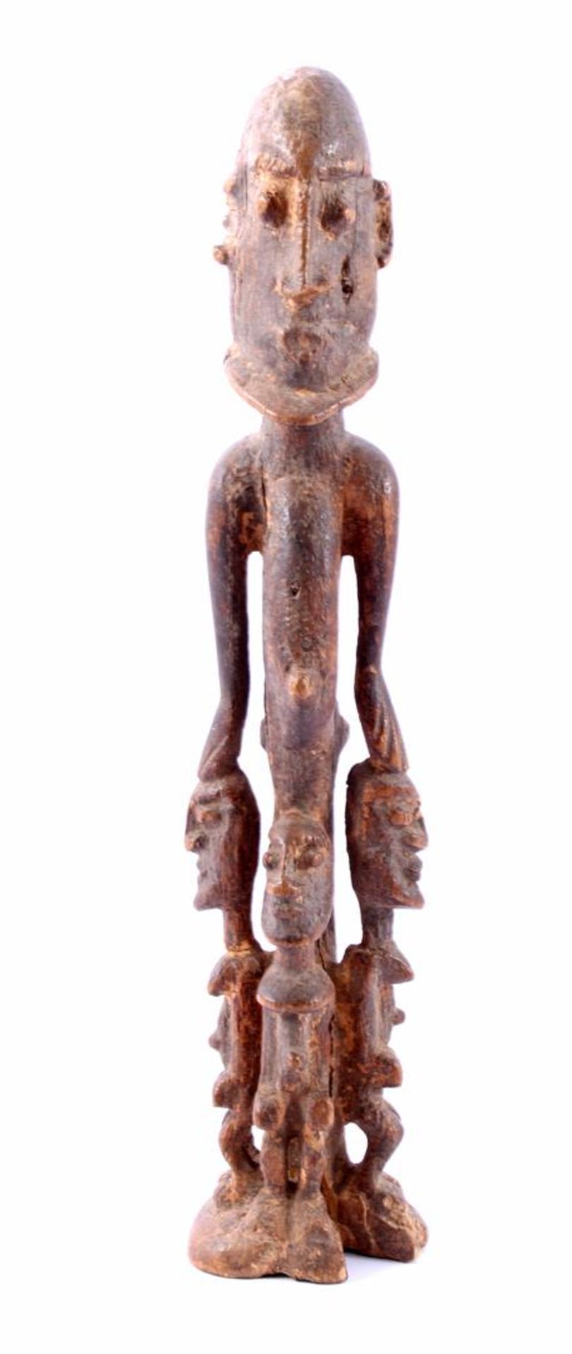 Wooden carved ancestor statue Dogon Mali 31 cm high