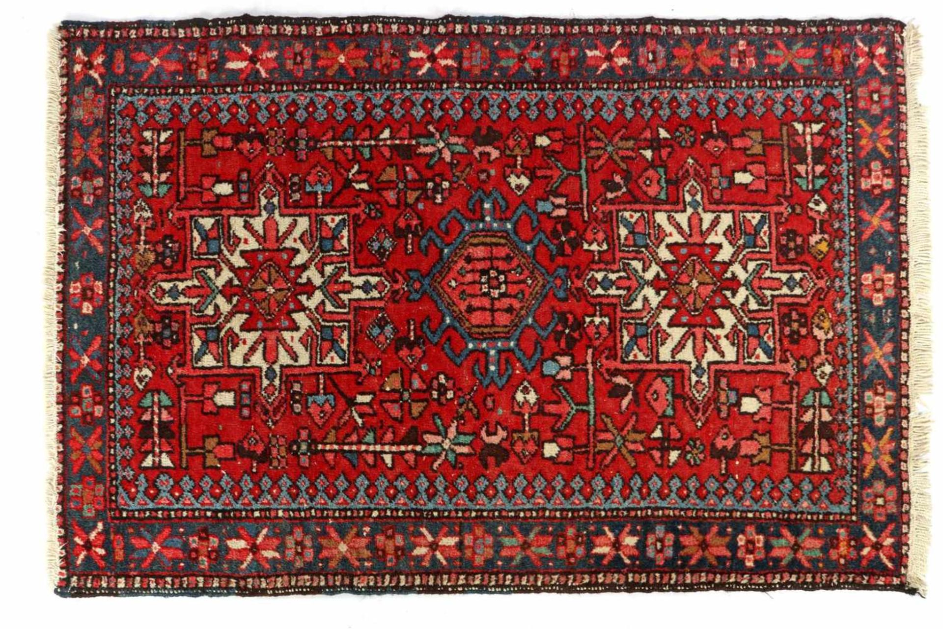 Oriental hand-knotted rug 137x99 cm