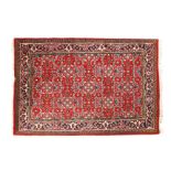 Indian hand-knotted wool carpet 205x157 cm