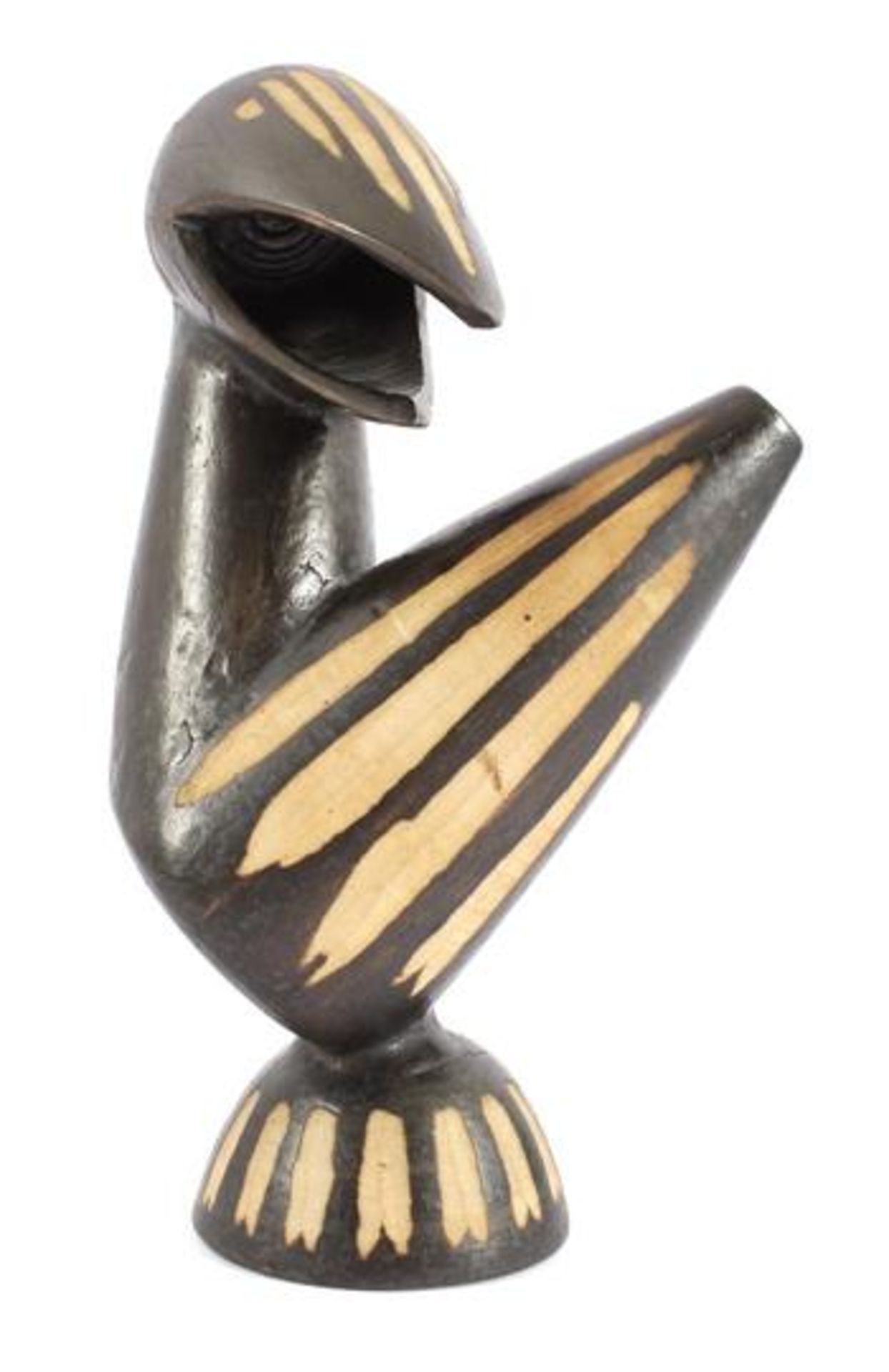 Monogram VS, 1960s ceramic sculpture of a bird, 29 cm high