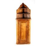 Pine corner cabinet, 210 cm high, 55x55 cm