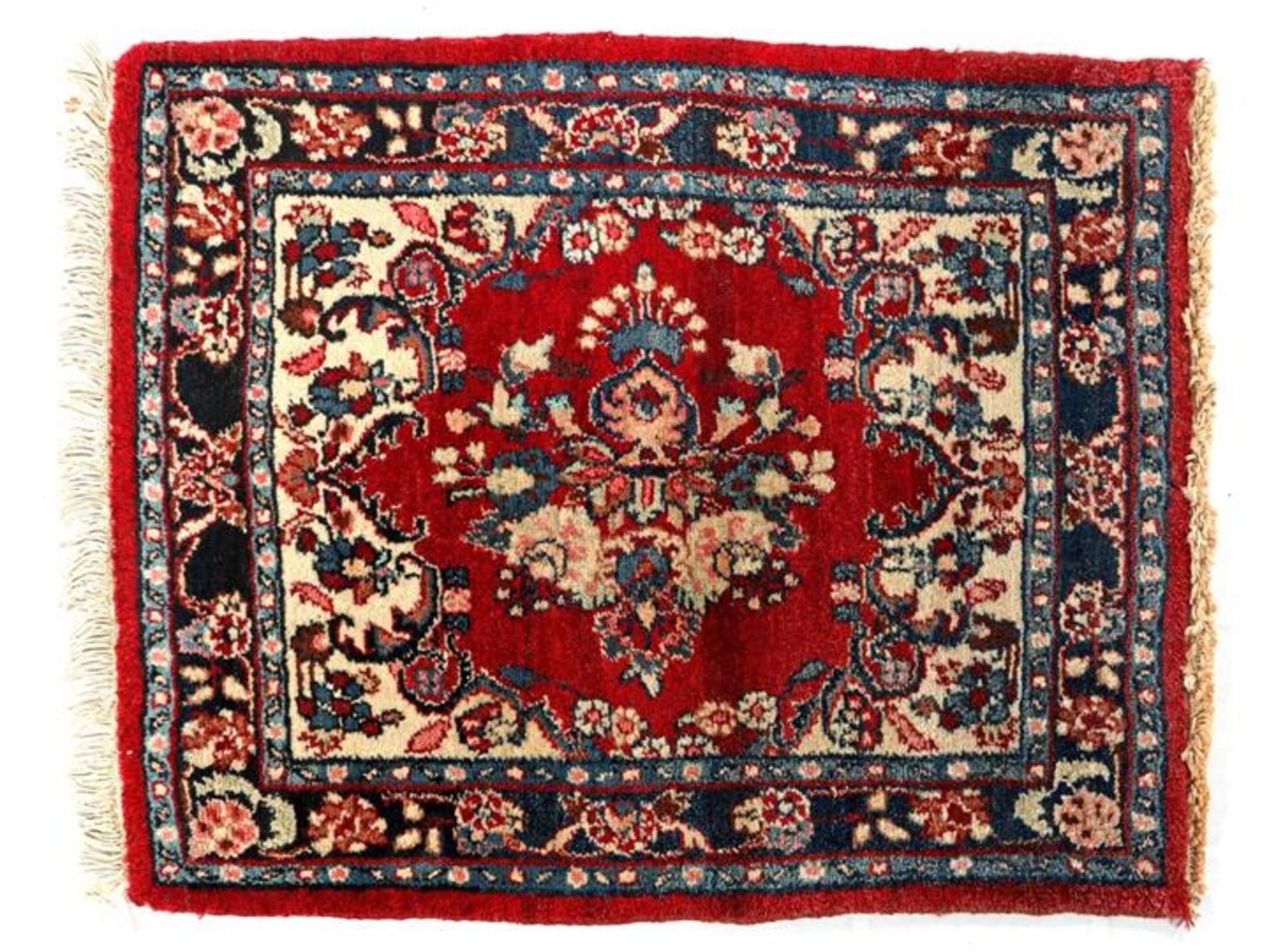 Oriental hand-knotted rug 96x79 cm