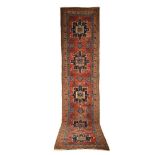 Antique Heriz Karaja runner carpet 450x102 cm