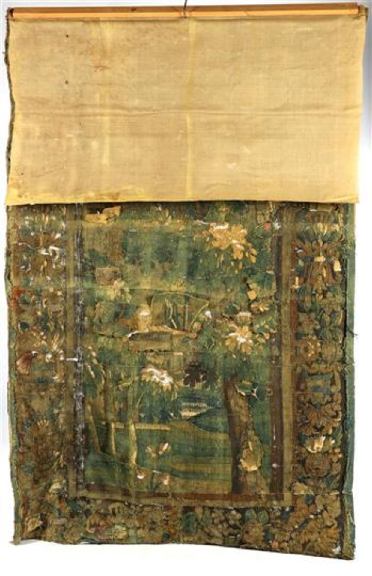 Hand-knotted woolen aubusson, France / Flanders, & nbsp; late 17th / early 18th century, 210x134 - Bild 2 aus 4
