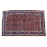 Large sized Isfahan botteh design Persian carpet 418x295 cm