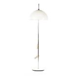 1970s floor lamp with plastic glass ball, 135 cm high