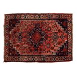 Oriental hand-knotted carpet, Shiraz, 177x131 cm