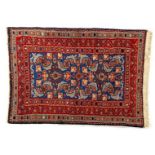 Oriental hand-knotted rug 96x68 cm