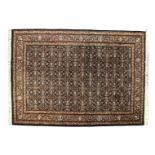 Hand-knotted wool carpet with oriental decor, approx. 300x200 cm