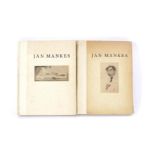 2 books about Jan Mankes, Jan Mankes by A Mankes Zernike and R N Roland Holst, by Es Wassenaar