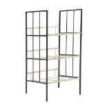 Metal sheet music rack, 76 cm high, 38 cm wide, 30 cm deep