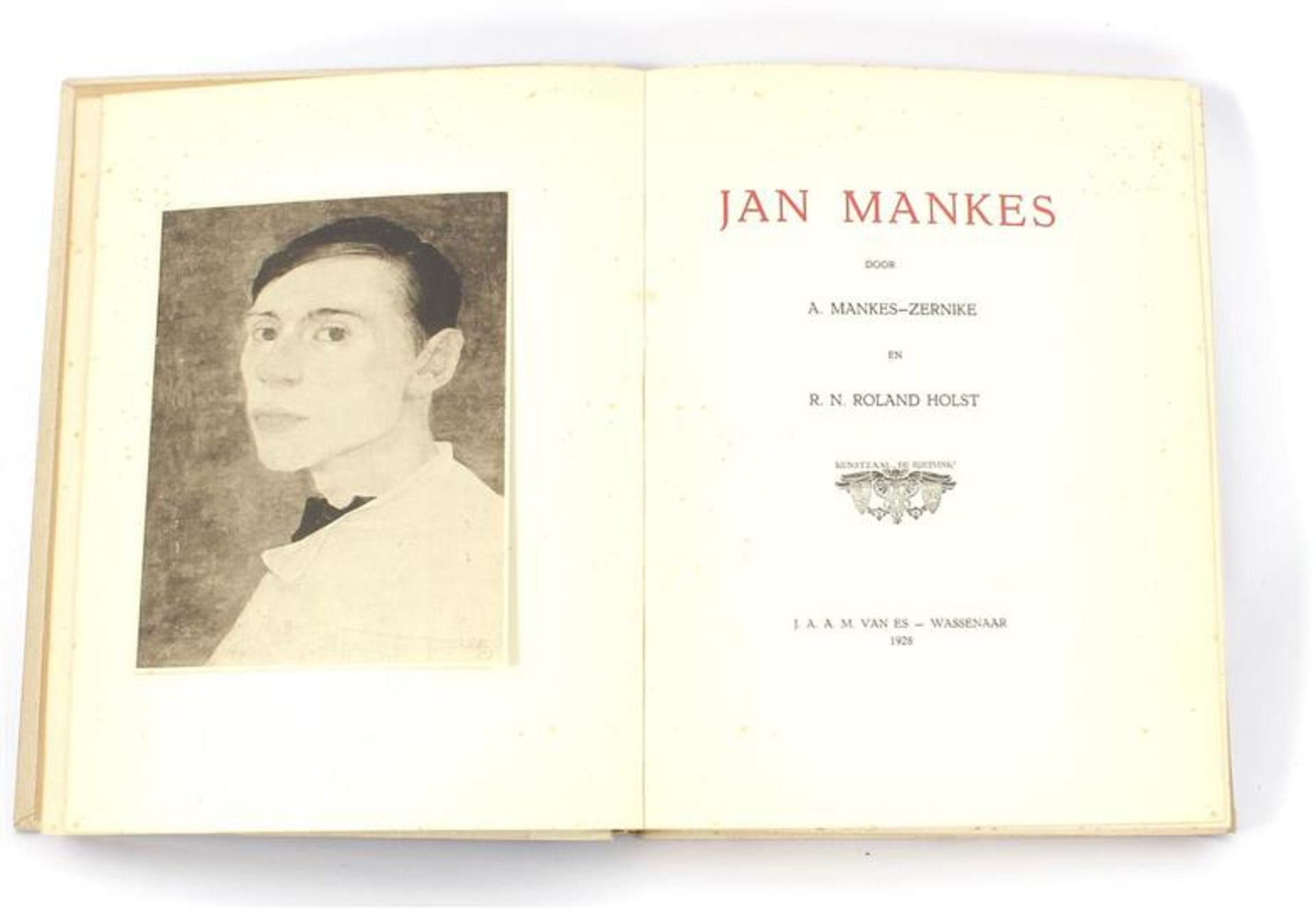 2 books about Jan Mankes, Jan Mankes by A Mankes Zernike and R N Roland Holst, by Es Wassenaar - Bild 2 aus 3