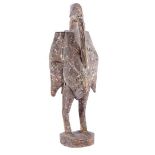 African ceremonial statue of a bird, 83 cm high