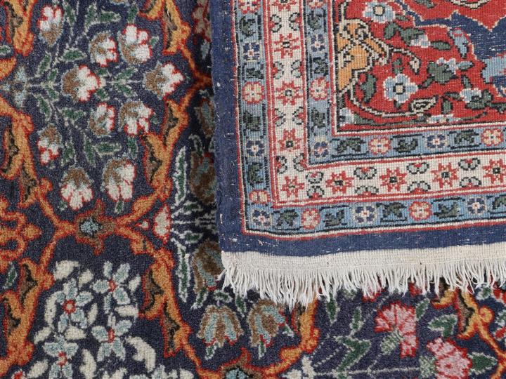 Hand-knotted Hereke carpet 213x157 cm - Image 3 of 3