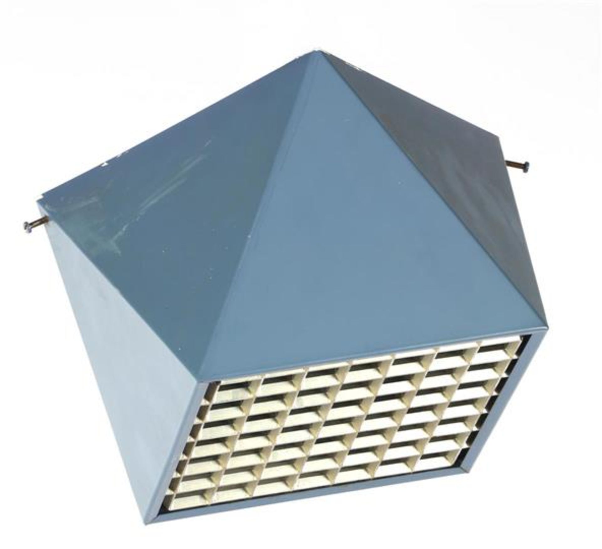 Purple metal ceiling lamp, Raak Amsterdam, model Osaka, 22.5x22.5 cm