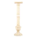 Marble pedestal 95 cm high, top 24x24 cm